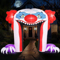 ZPISF Halloween Inflatables Giant 11 FT Creepy Clown Archway Outdoor Decorations, Large Halloween Blow Up
