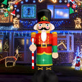 8 Feet Tall Christmas Inflatable Nutcracker Soldier Yard Decoration Giant Build-in Lighted Inflatable