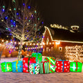 Sosation 9FT Christmas Inflatable Gift Boxes with LED Lights Outdoor Decor / Giant Blow up Xmas Decoration...